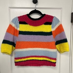 Vibrant Free People sweater